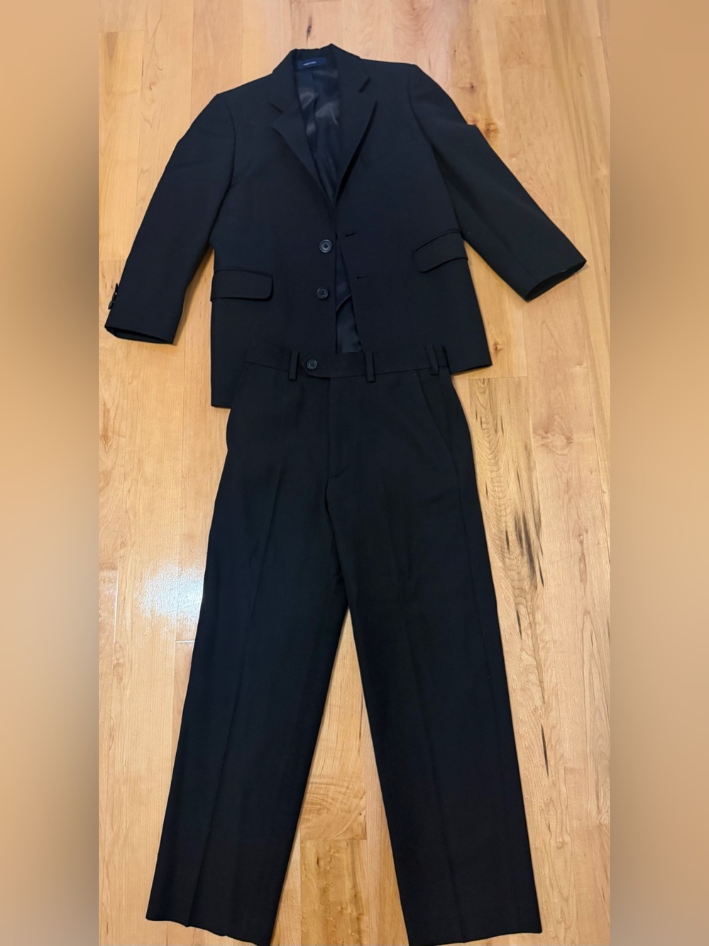 Boys Fancy Black Suit Like New! (Size 7)